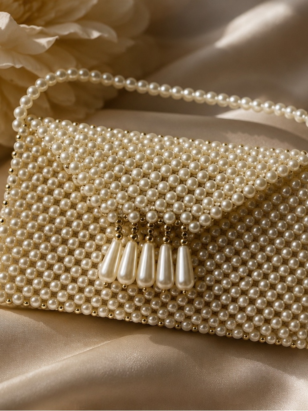 Pearl Micro Mini Bag Necklace | AirPods & Card Holder Pendant